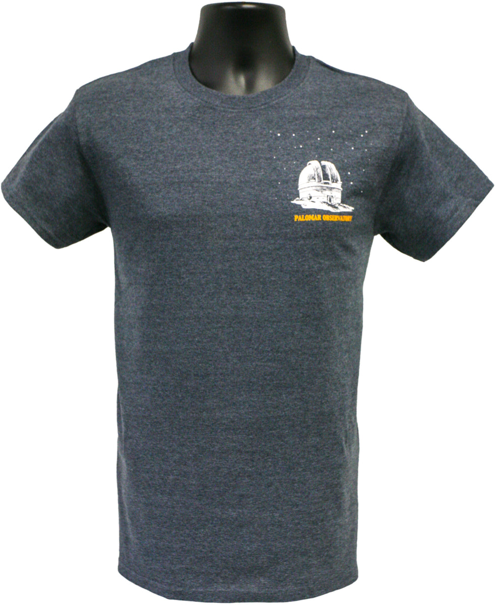 Grey Short Sleeve Mirror/Motto T-shirt – Palomar Observatory Gift and Book  Store