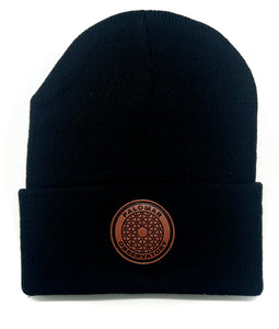 Beanie, in 6 different colors, with Mirror Design Patch