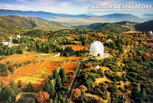 Palomar Observatory Aerial View Postcard