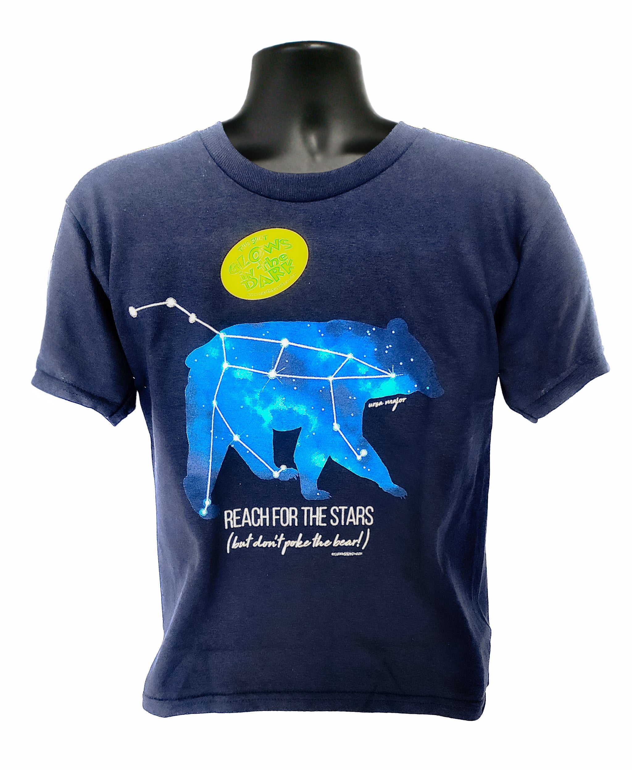 Reach for the Stars With Kids Navy Blue Astronaut Print T-Shirts  
