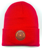 Beanie, in 6 different colors, with Mirror Design Patch