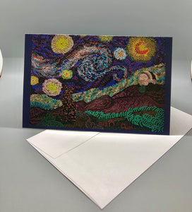 Starry Dome Greeting Card