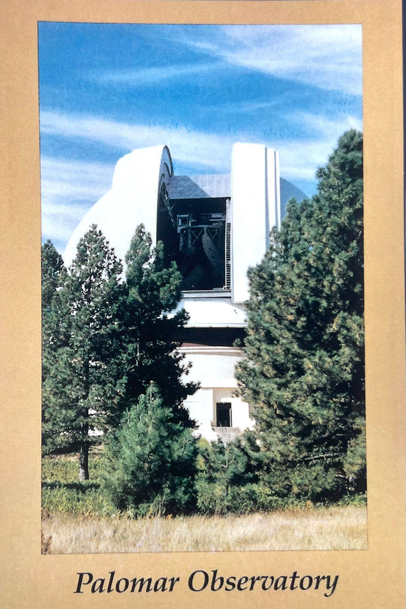 Vintage postcard of open 200-inch Dome – Palomar Observatory Gift and ...