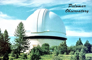 Vintage postcard of closed 200-inch Dome