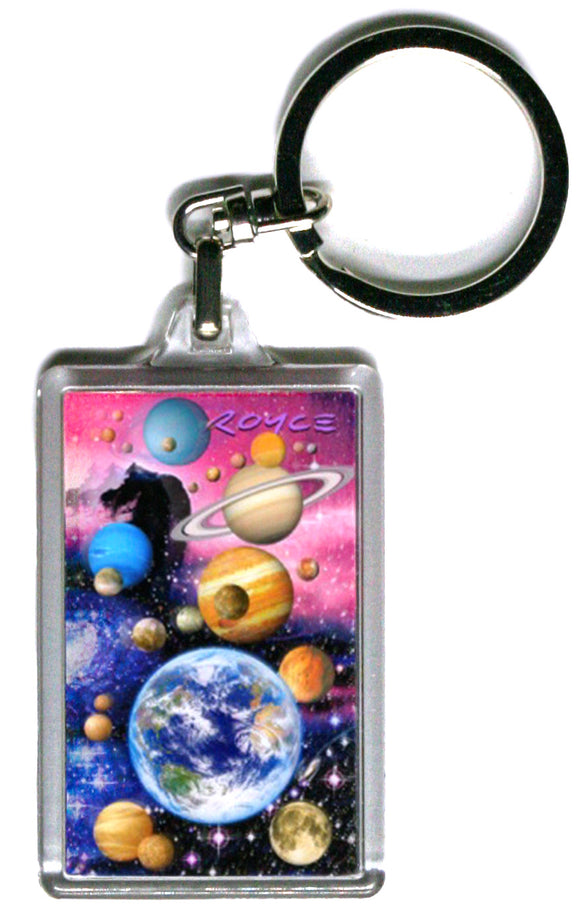 3D Planets Keychain