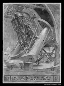 Hale Telescope Looking Northwest Poster, by R. W. Porter