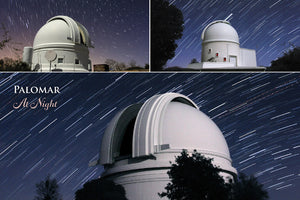 Palomar at Night (3 Domes) Postcard