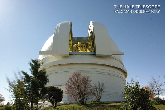 Hale Telescope and Open Dome Postcard