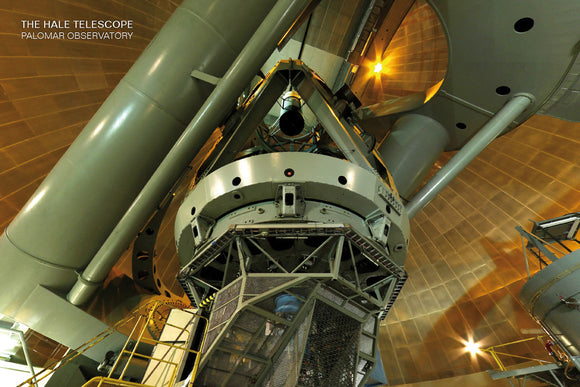 Hale Telescope Looking Up At Secondary Mirror Postcard