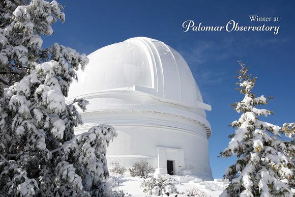 Winter at Palomar Observatory Postcard