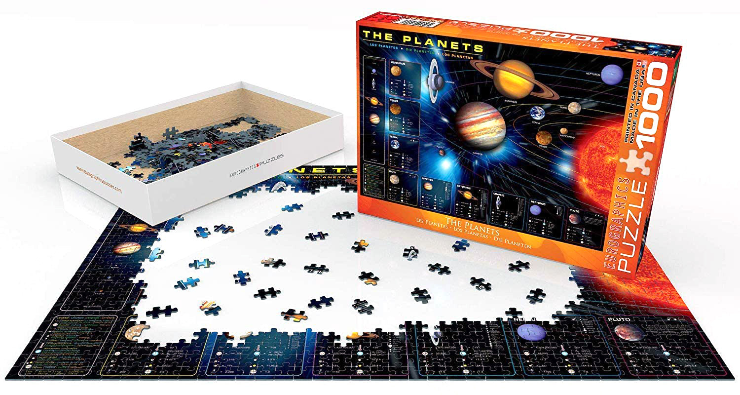 The Planets Puzzle - 1000 Pieces – Palomar Observatory Gift and Book Store