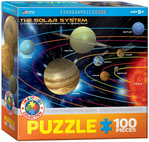 The Solar System Puzzle - 100 Pieces – Palomar Observatory Gift